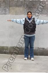 Mouth Woman T poses Uniform Slim Street photo references