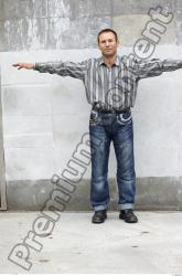 Whole Body Man T poses White Casual Average