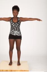 Whole Body Woman T poses Sports Average Studio photo references