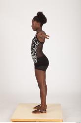 Whole Body Woman T poses Sports Average Studio photo references