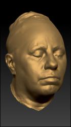 3D head scan of Elena