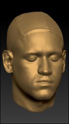 Real 3D head scan - Glen