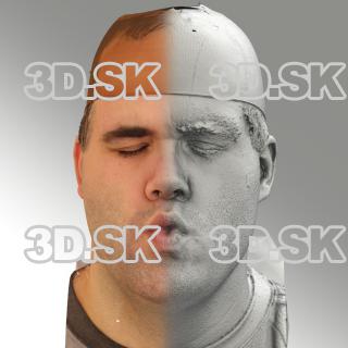 3D head scan of O phoneme - Martin