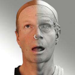 3D head scan of emotions and phonemes - Richard