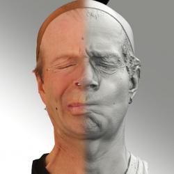 3D head scan of emotions and phonemes - Richard