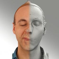 3D head scan of emotions and phonemes - Lukas