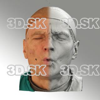 3D head scan of O phoneme - Zdenek