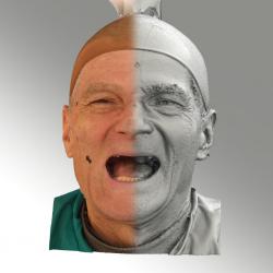 3D head scan of emotions and phonemes - Zdenek