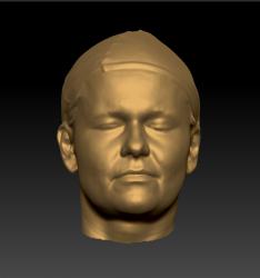 Female 3D head scan # 97