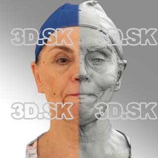 3D head scan of Blanka 10 PBM - Blanka