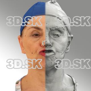 3D head scan of Blanka 12 SCh - Blanka