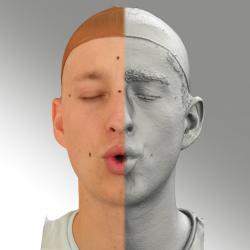 Head Man White 3D Scans