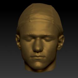Male 3D head scan # 119