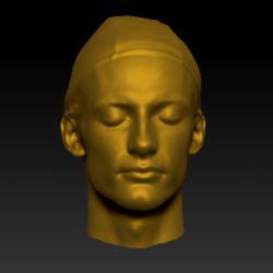 Male 3D head scan # 122