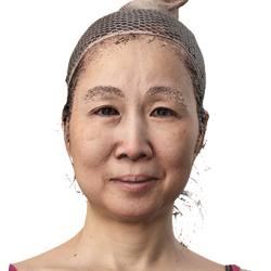 Kawata Kayoko Raw Head Scan