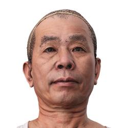 Tatewaki Kunisada Raw Head Scan