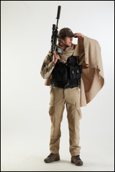 Reece Bates Sniper with Gun Observing 