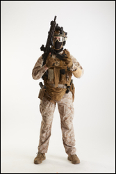  Casey Schneider Paratrooper in Desert Marpat Pose 2 