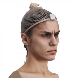 Head Woman 3D Phonemes And Emotions Arab