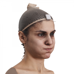 Head Woman 3D Phonemes And Emotions Arab