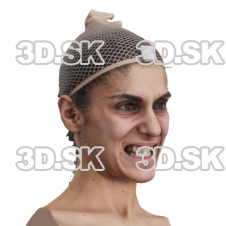 Aasima Shaban Raw Morph Scan -  Jaw Clencher Teeth