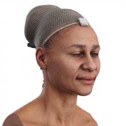 Head Woman Black 3D Phonemes And Emotions