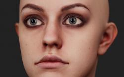 Figgy Metahuman Diffuse Head Skin